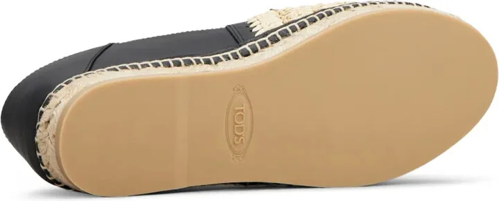Woven-Raffia Leather Espadrilles - Image 4