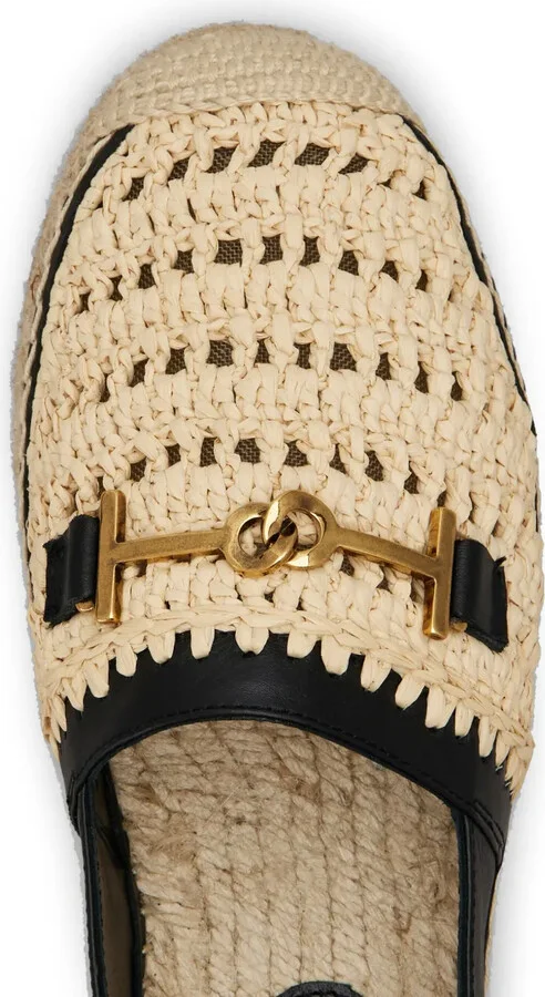 Woven-Raffia Leather Espadrilles - Image 5