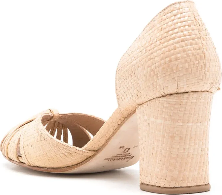 Woven-Raffia Pumps - Image 3