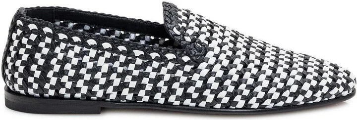 Woven Slip-on Loafers