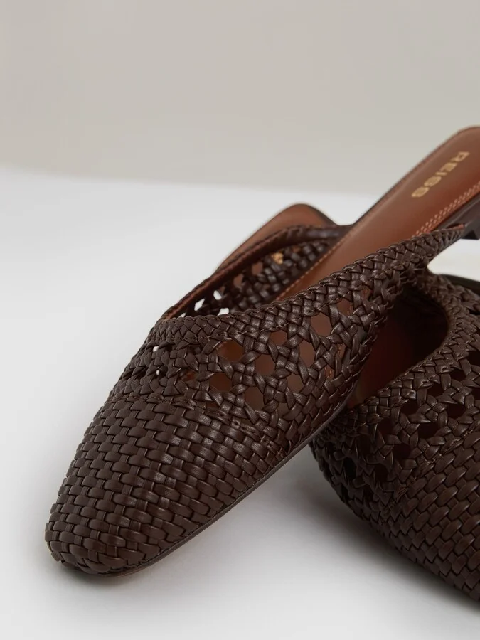 Woven Slip-on Mules - Image 5
