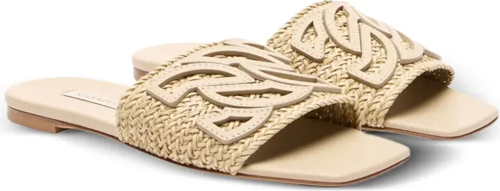 Woven-Strap Flat Sandals - Image 2