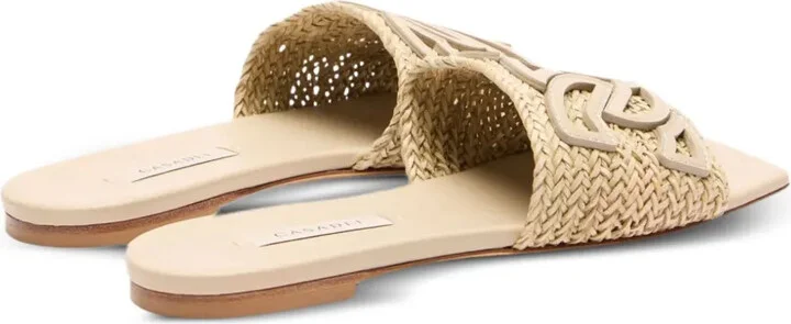 Woven-Strap Flat Sandals - Image 3