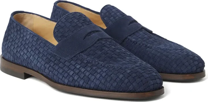 Woven Suede Loafers - Image 2