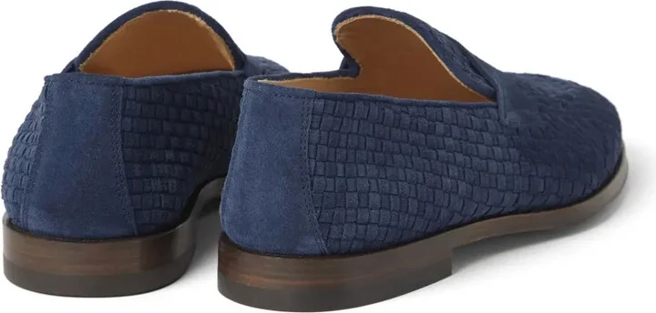 Woven Suede Loafers - Image 3