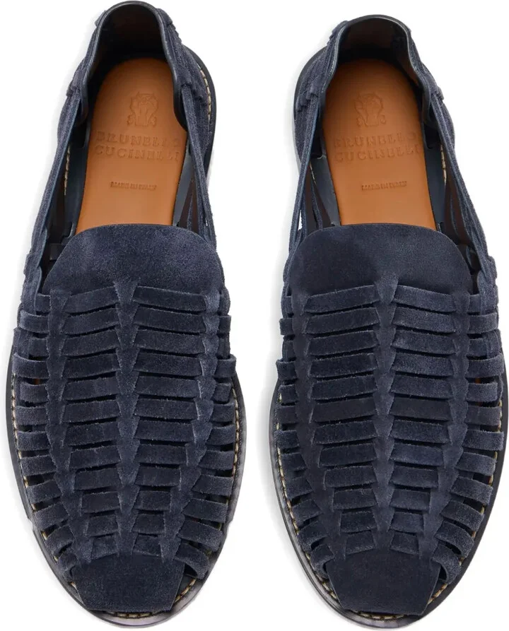 Woven Suede Loafers - Image 2
