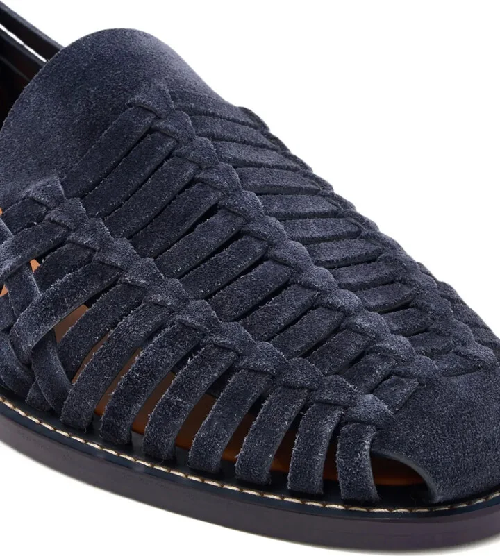 Woven Suede Loafers - Image 3