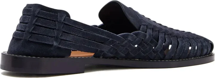 Woven Suede Loafers - Image 4