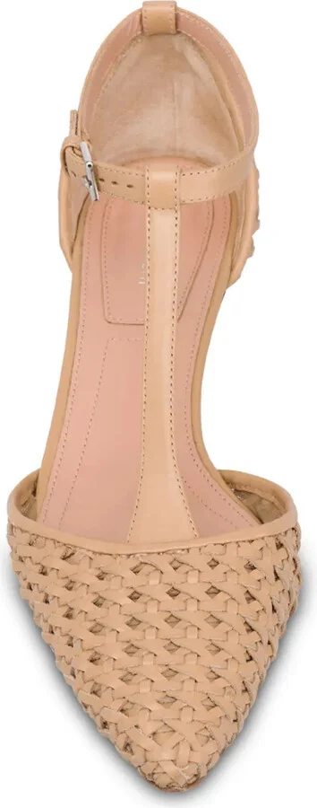 woven T-bar pumps - Image 4
