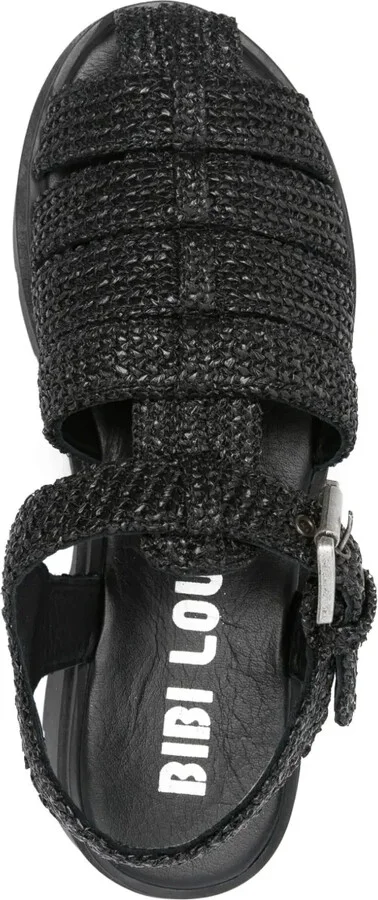 Woven-Texture Flat Sandals - Image 4