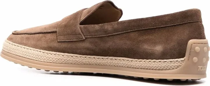Woven Trim Penny Loafers - Image 3