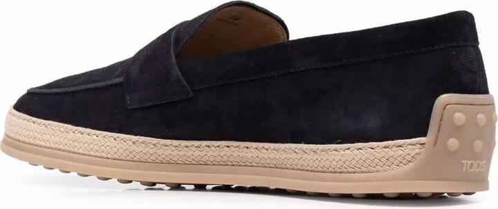 Woven-Trim Penny Loafers - Image 3