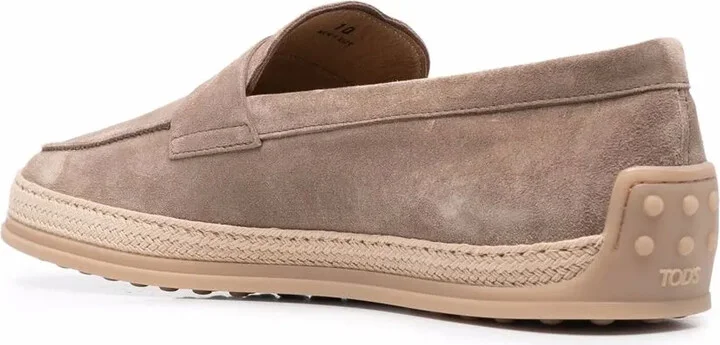 Woven-Trim Penny Loafers - Image 3