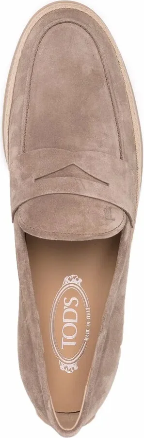 Woven-Trim Penny Loafers - Image 4
