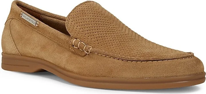 Woven Vamp Leather Loafers - Image 2