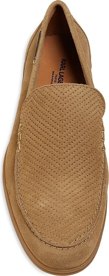 Woven Vamp Leather Loafers - Image 5