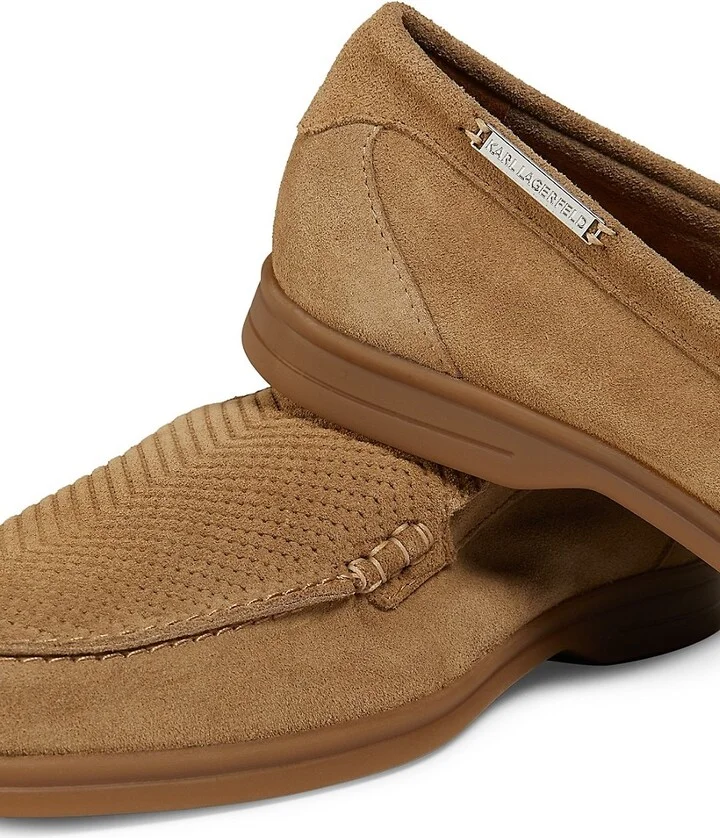 Woven Vamp Leather Loafers - Image 6