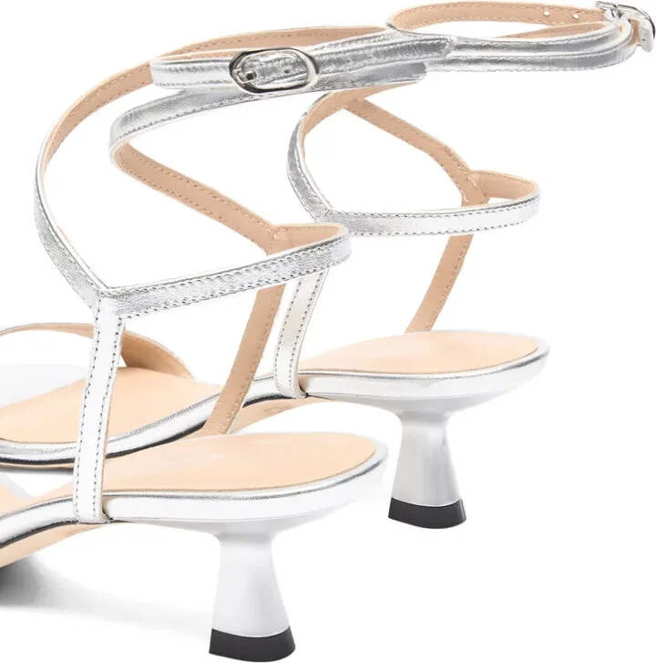 Wrap Ankle-Strap Sandals - Image 5