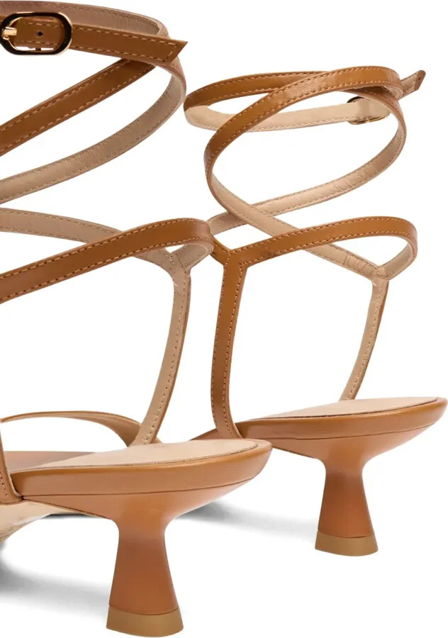 Wrap Leather Sandals - Image 5