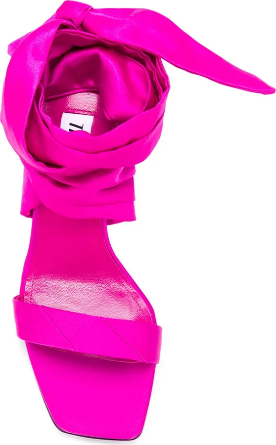 Wraparound Ankle Tie Sandals - Image 4