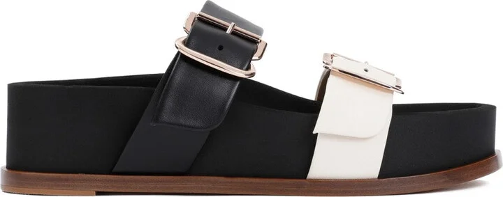 Wren Black Lamb Leather Ballerinas