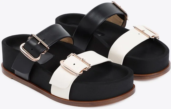 Wren Buckled Leather Sandals - Image 2