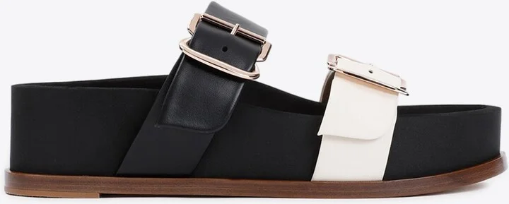 Wren Buckled Leather Sandals
