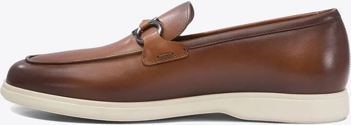 Wrinkled Leather Penny Loafers - Image 2