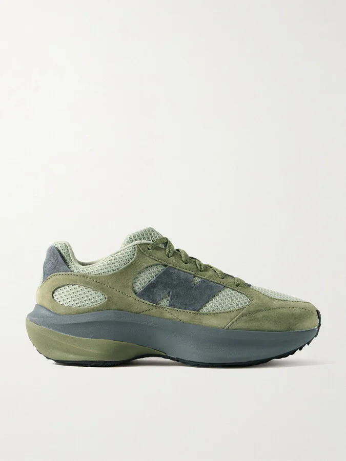 WRPD Runner Suede and Mesh Sneakers