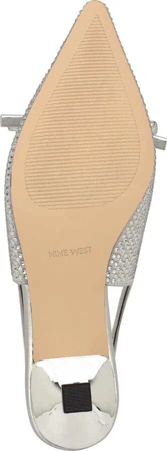 Wunder Slingback Pointed Toe Kitten Heel Pump - Image 5