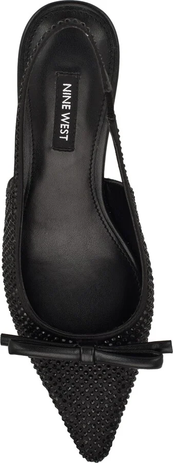 Wunder Slingback Pointed Toe Kitten Heel Pump - Image 10