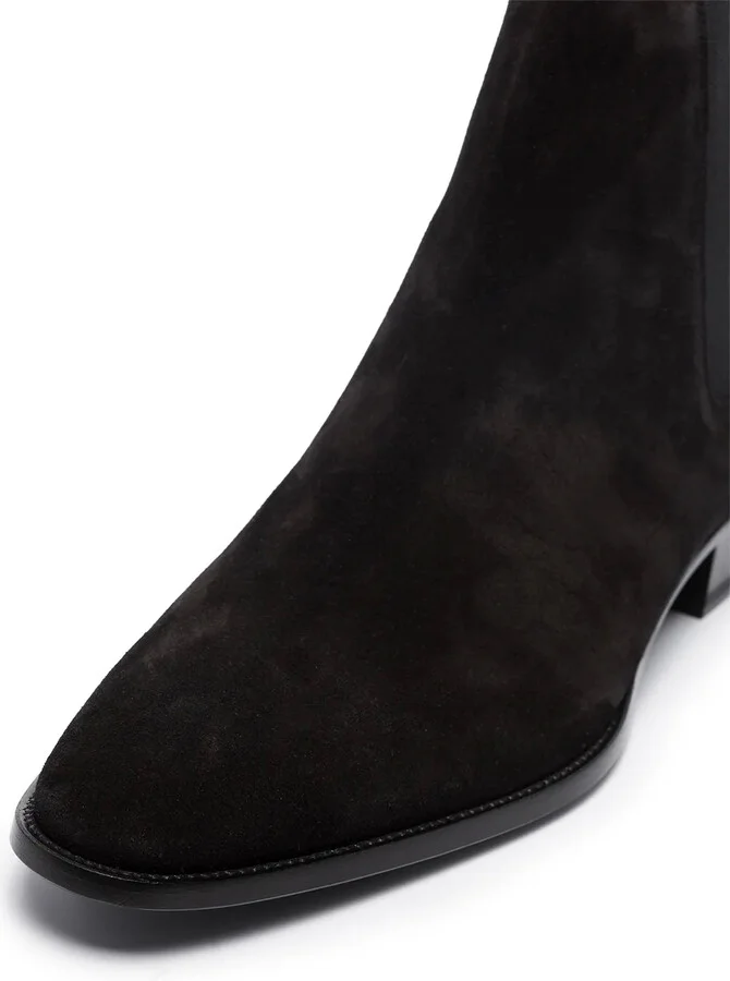 Wyatt 30mm suede Chelsea boots - Image 2