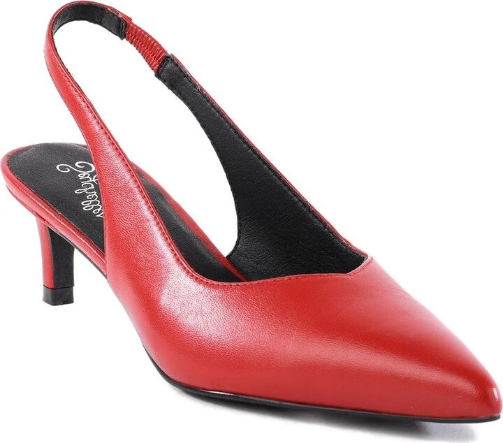 Wyatt Leather Heel