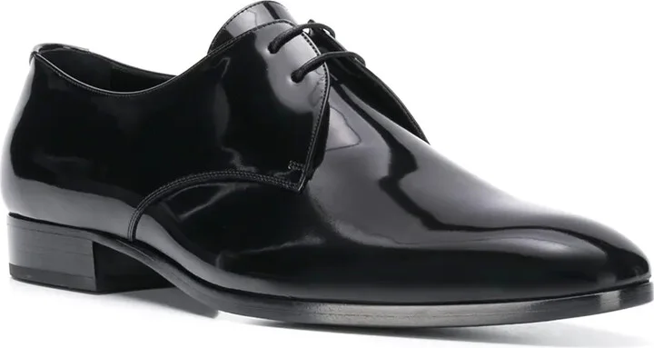 Wyatt varnished leather Derby shoes - Image 2