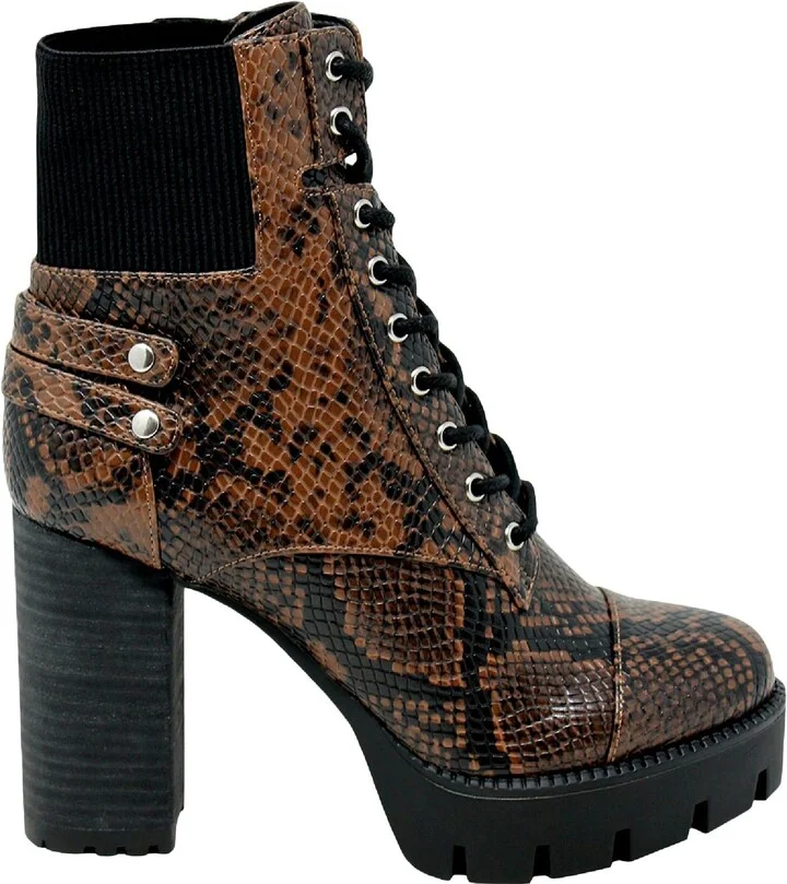 Wyatt Womens Faux Leather Booties