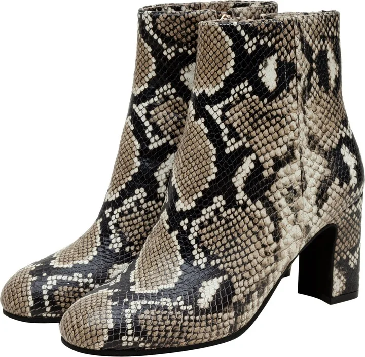 Wylda 2 Snakeskin Embossed Bootie - Image 5