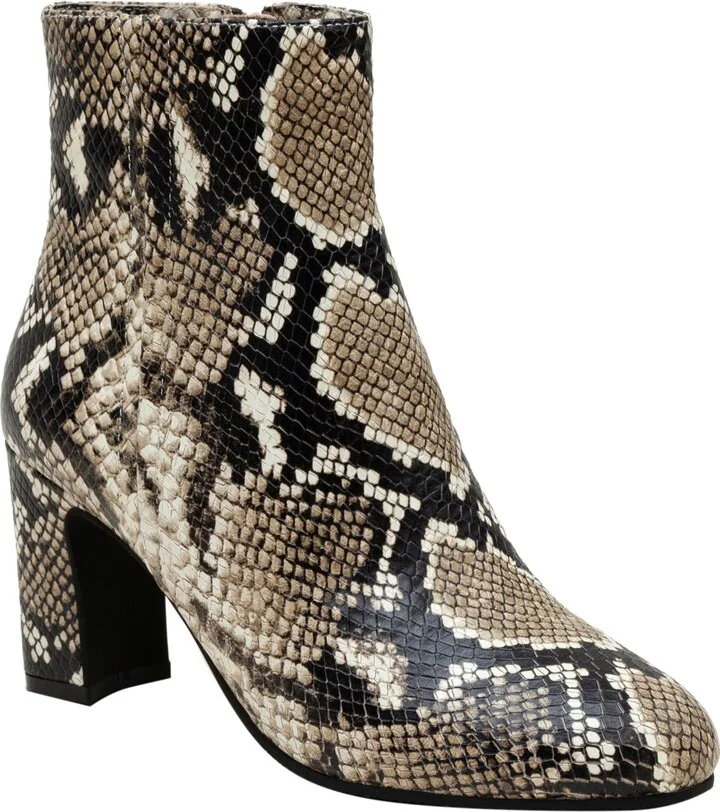 Wylda 2 Snakeskin Embossed Bootie