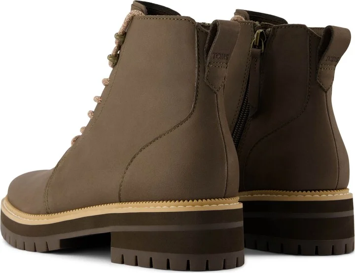 Wylder Olive Water Resistant Leather Boot - Image 4