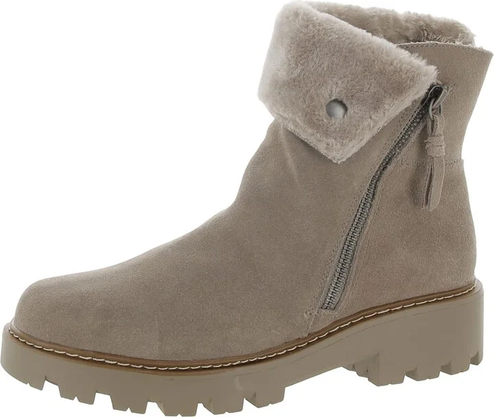 Wyoming Womens Faux Suede Weather Proof Winter & Snow Boots