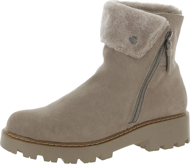 Wyoming Womens Suede Booties Ankle Boots