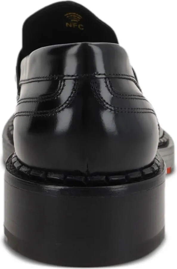 x 10 Corso Como brushed leather penny loafers - Image 3