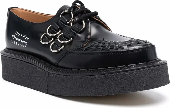 x 10 Corso Como D-ring embellished creepers - Image 2