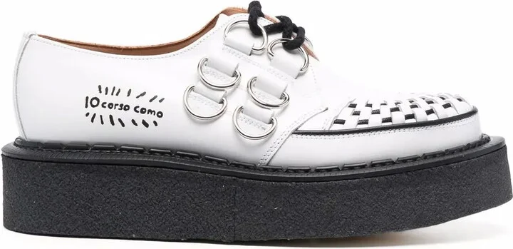 x 10 Corso Como D-ring embellished creepers