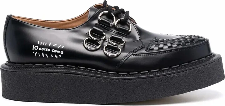 x 10 Corso Como D-ring embellished creepers