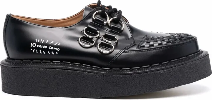 x 10 Corso Como D-ring embellished creepers