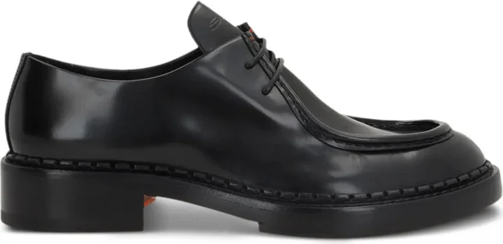 x 10 Corso Como leather lace-up shoes