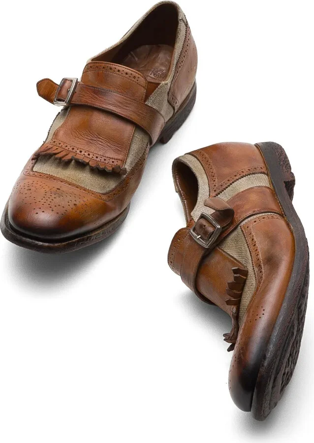 x 150th anniversary Shanghai leather monk shoes - Image 2