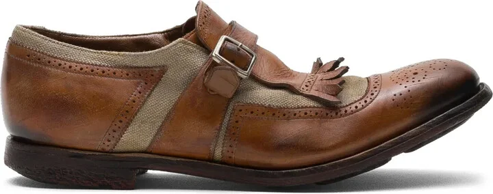 x 150th anniversary Shanghai leather monk shoes