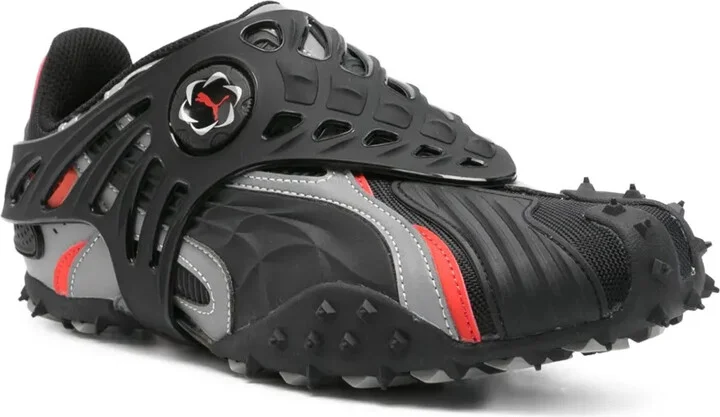 x A$AP ROCKY Mostro Gabbia cage-detail studded trainers - Image 2