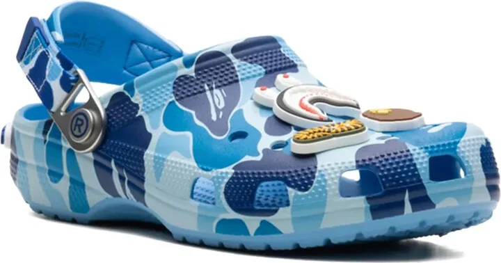 x A Bathing Ape Clog "Blue Camo" sneakers - Image 2